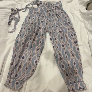 Anthropologie Sz 2 Ikat Pattern Jogger Pant